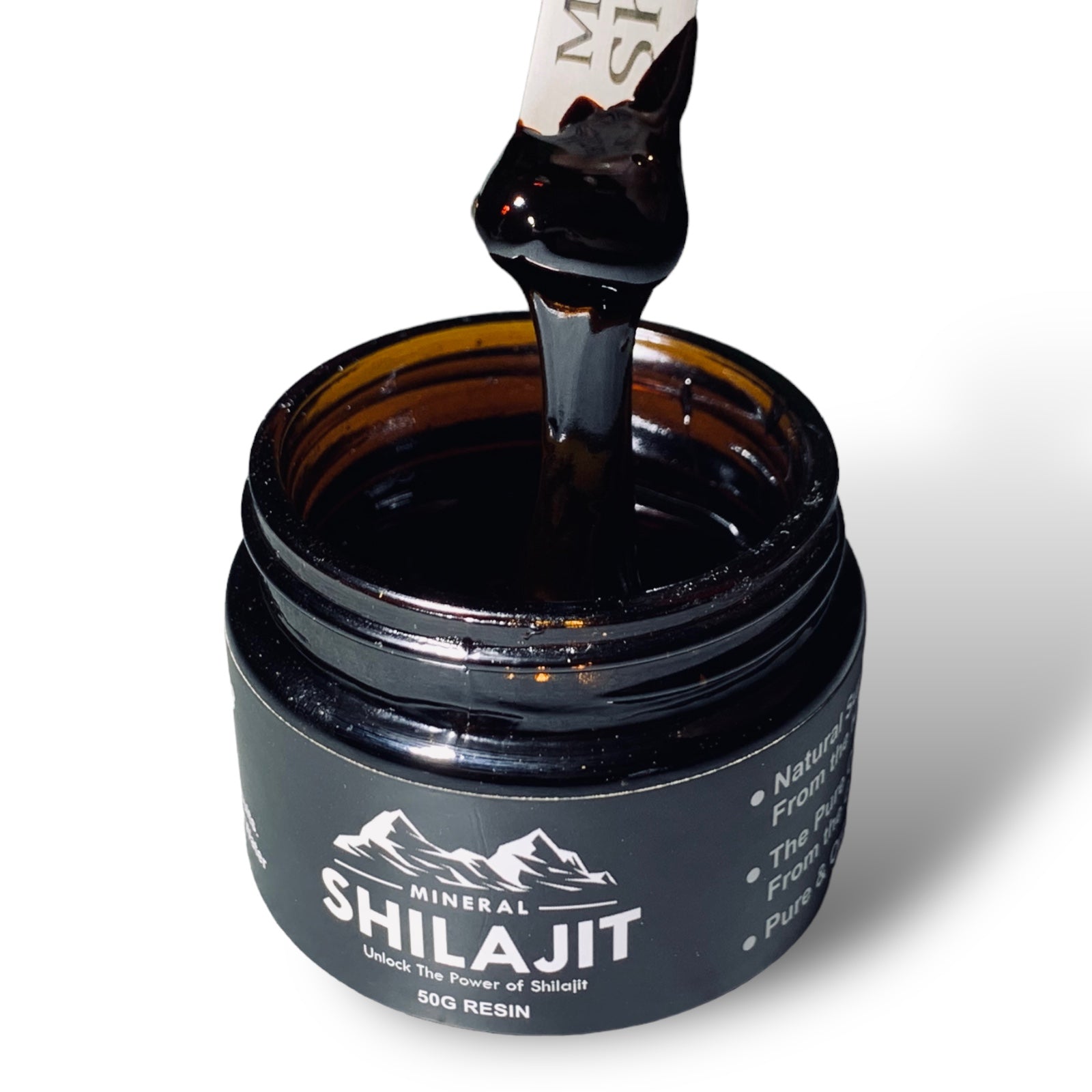 Pure Himalayan Shilajit Soft Resin Fulvic Acid - Mineral Shilajit
